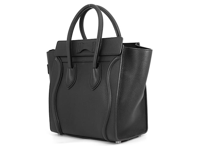 Luggage Céline Borsa in pelle nera Celine Nero - vista 2