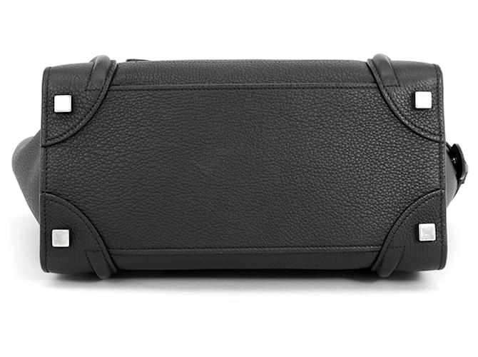 Luggage Céline Borsa in pelle nera Celine Nero - vista 3