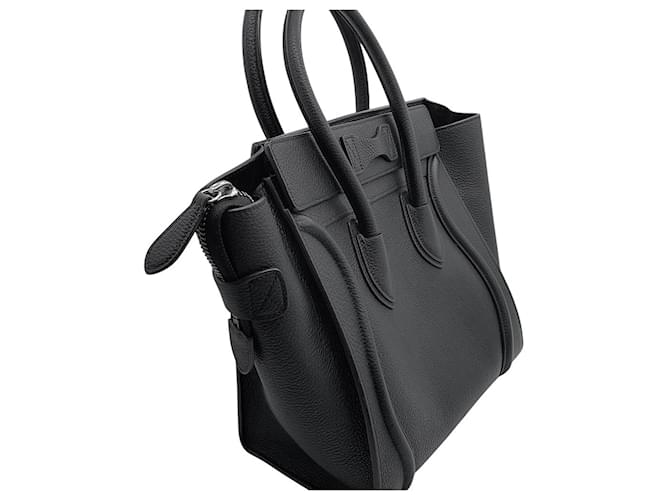 Luggage Céline Borsa in pelle nera Celine Nero - vista 6