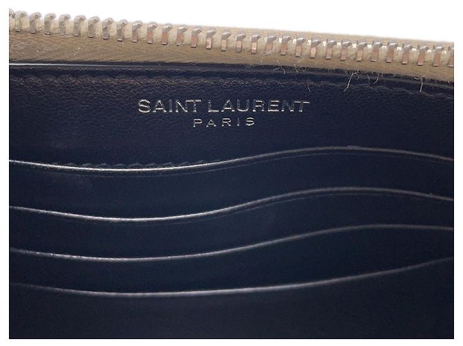 Portafoglio con catena/spalla Yves Saint Laurent D'oro - vista 16