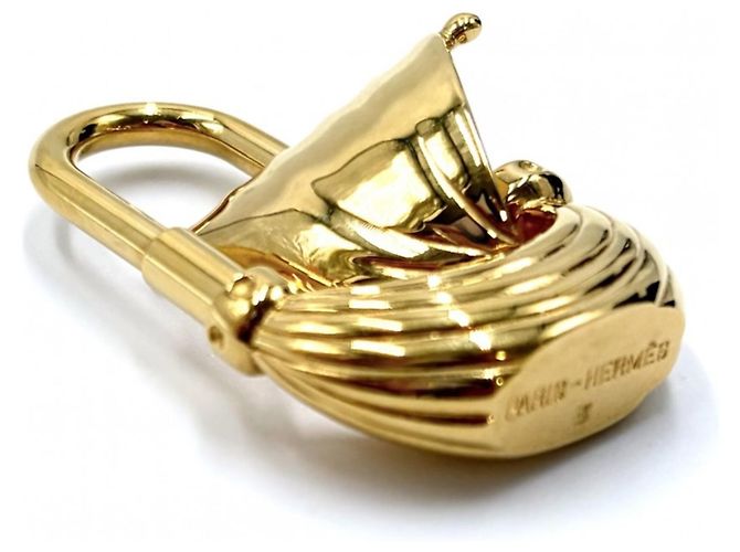 Portachiavi Hermès dorato D'oro - vista 3