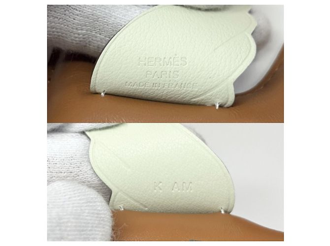 Hermès Portachiavi Hermes Rodeo Pegasus PM Marrone Verde - vista 4