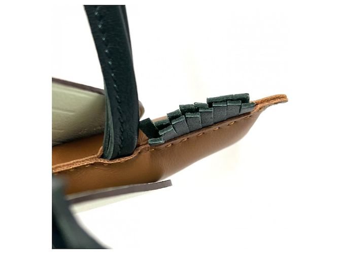 Hermès Portachiavi Hermes Rodeo Pegasus PM Marrone Verde - vista 5