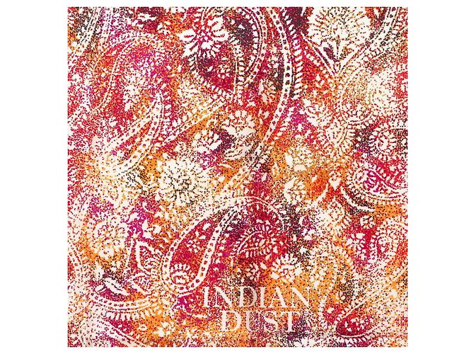 Hermès Foulard Carré 90 Hermes Indian Dust Multicolore Beige - vista 3