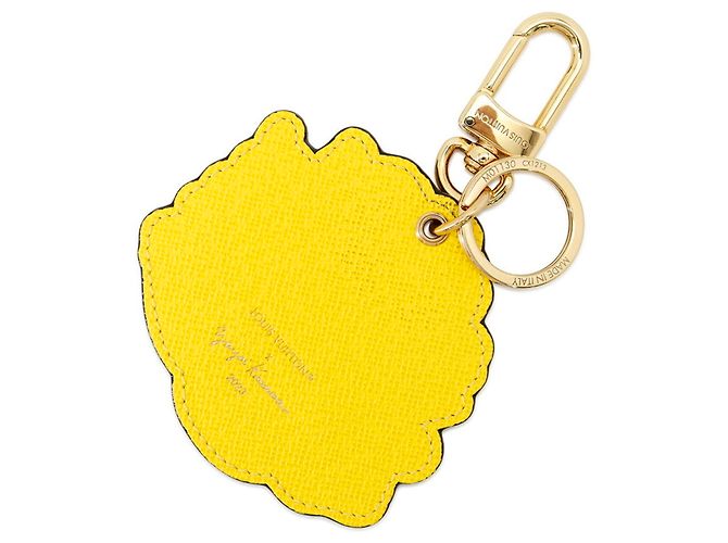 Portachiavi Louis Vuitton LV x YK Le Tocle Face Rosso Giallo - vista 3