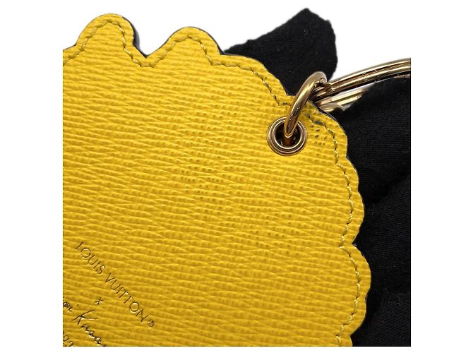 Portachiavi Louis Vuitton LV x YK Le Tocle Face Rosso Giallo - vista 5