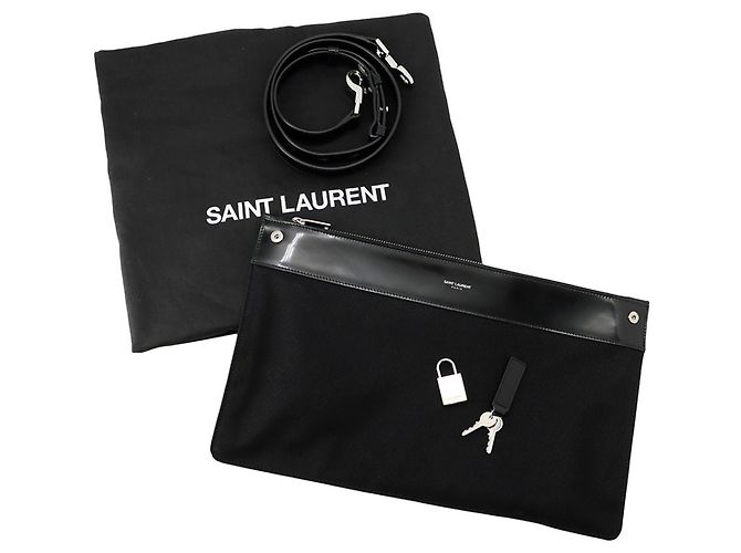 Yves Saint Laurent Sac de Jour Borsa Nero - vista 14