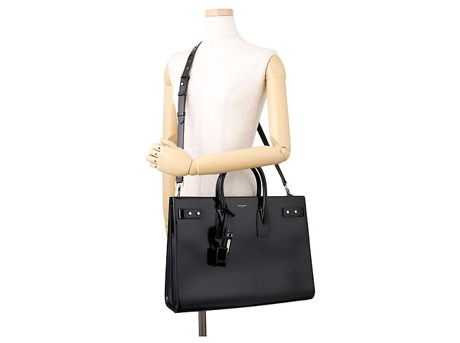 Yves Saint Laurent Sac de Jour Borsa Nero - vista 5