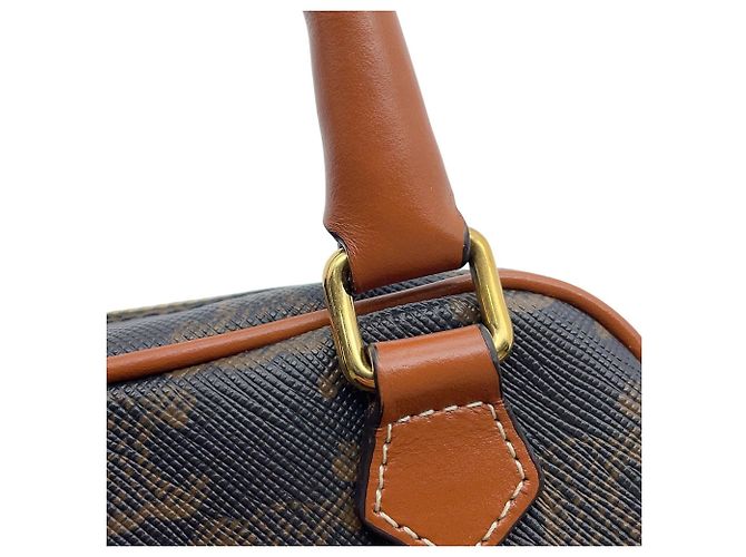Céline Borsa a mano Celine Triomphe Heart in pelle Marrone - vista 10