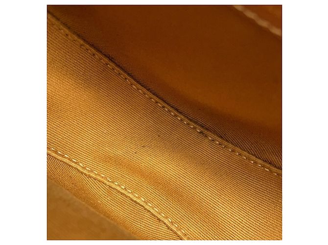 Céline Borsa a mano Celine Triomphe Heart in pelle Marrone - vista 12