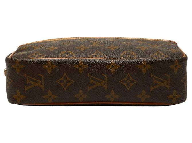 Clutch Louis Vuitton Monogram Compiegne 23 Marrone - vista 3