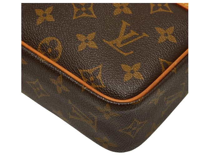 Clutch Louis Vuitton Monogram Compiegne 23 Marrone - vista 4