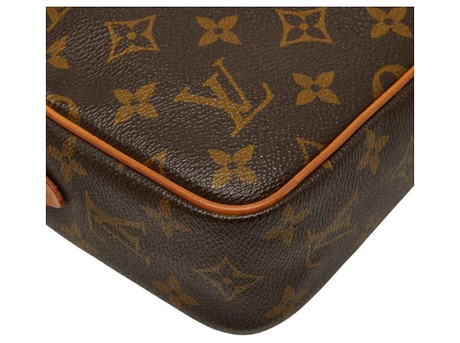 Clutch Louis Vuitton Monogram Compiegne 23 Marrone - vista 7