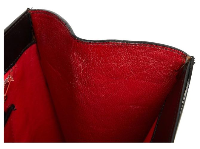 Céline Borsa a mano/Borsa a tracolla in pelle nera Celine Nero - vista 10