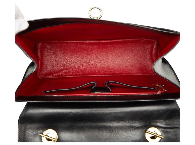 Céline Borsa a mano/Borsa a tracolla in pelle nera Celine Nero - vista 11