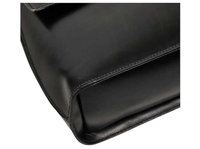 Céline Borsa a mano/Borsa a tracolla in pelle nera Celine Nero - vista 5