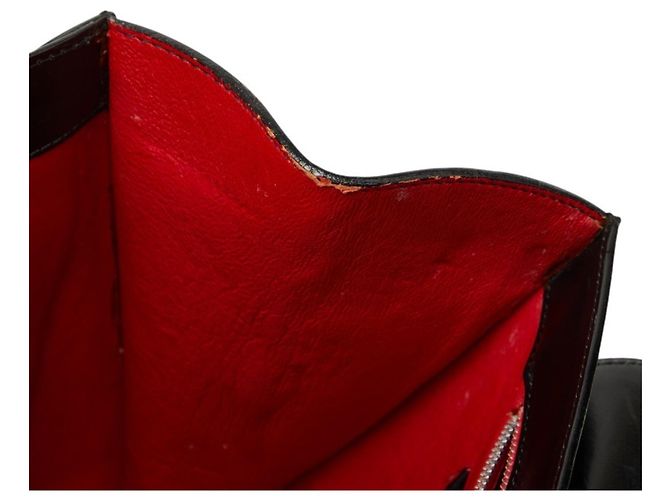 Céline Borsa a mano/Borsa a tracolla in pelle nera Celine Nero - vista 9