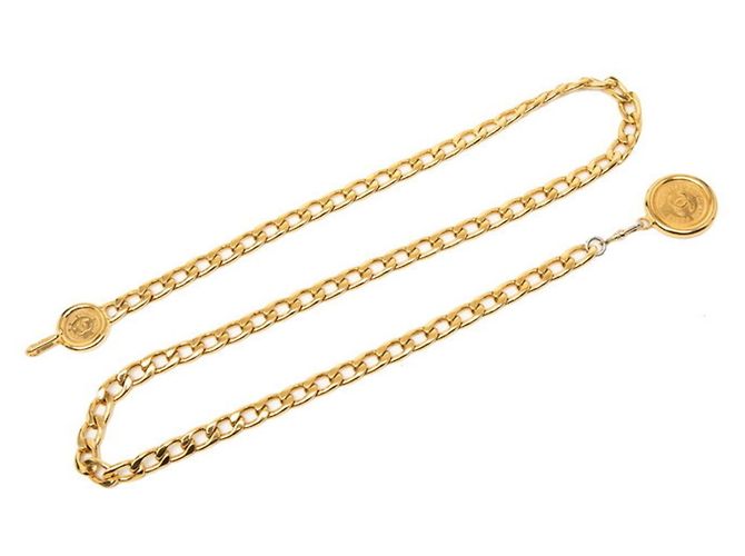 Chanel 31 RUE CAMBON Cambon Vintage Coco Mark Kettengürtel Golden - Ansicht 2