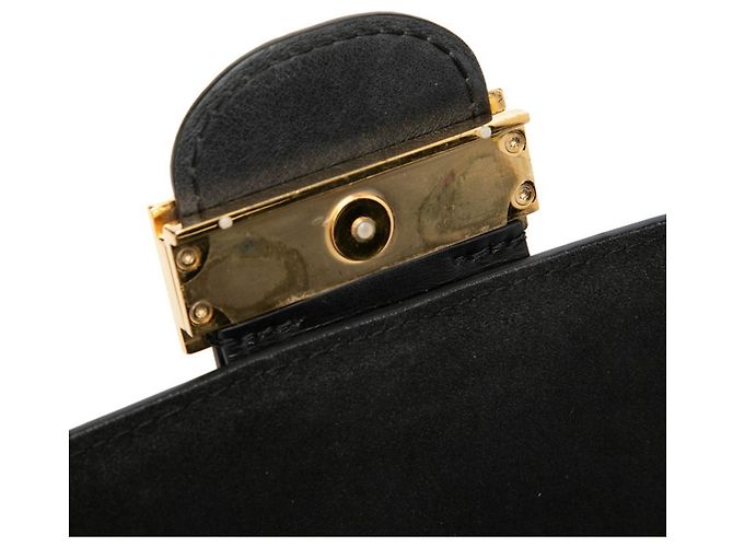 Borsa Louis Vuitton Dauphine MM Nero - vista 6