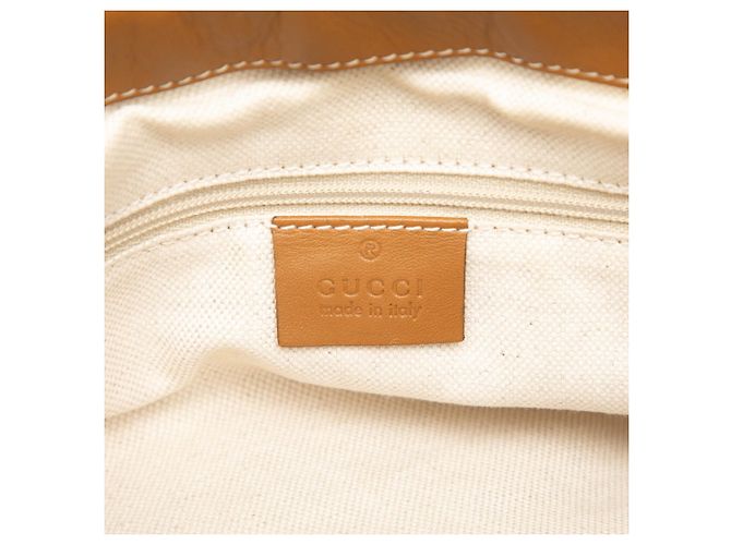 Borsa Gucci Diamante Sukey Marrone Nero Beige - vista 5