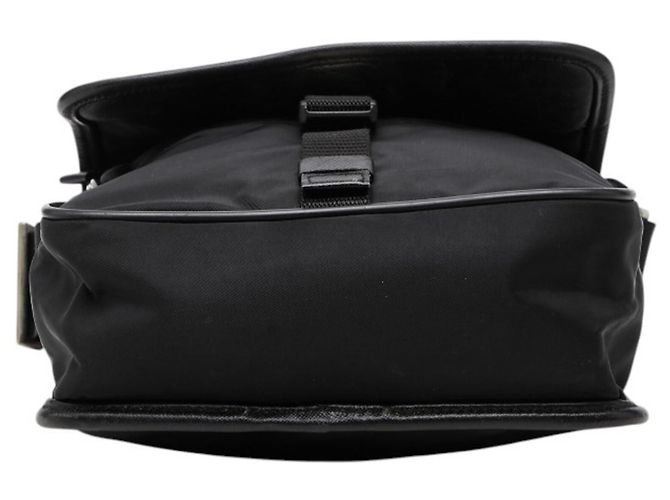 Prada Logo Crossbody Schultertasche Schwarz - Ansicht 3