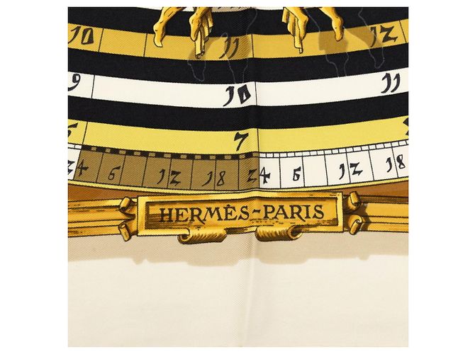 Hermès Hermes Carre 90 DIES ET HORE Astrology Scarf Multicolore Crudo - vista 6