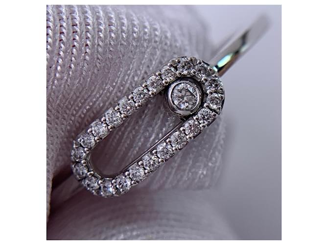 Messika Move Classic Diamantring Weißgold Silber - Ansicht 2