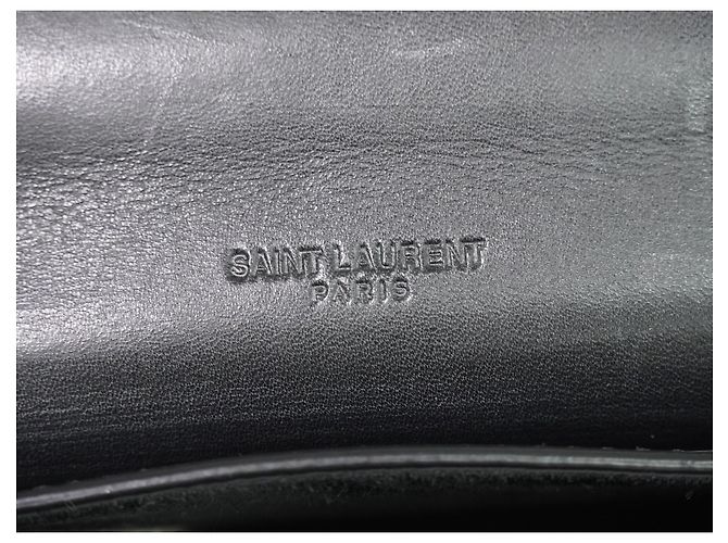 Saint Laurent Kaia Leather Mini Nero - vista 4
