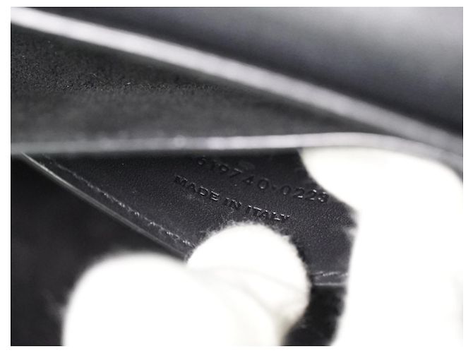 Saint Laurent Kaia Leather Mini Nero - vista 5