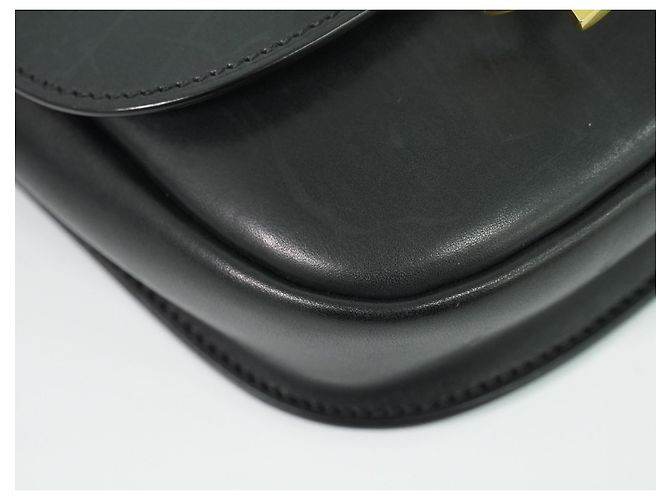 Saint Laurent Kaia Leather Mini Nero - vista 7