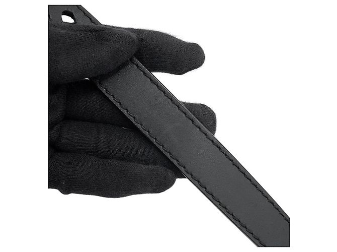 Borsa a tracolla in pelle nera Yves Saint Laurent Nero - vista 14