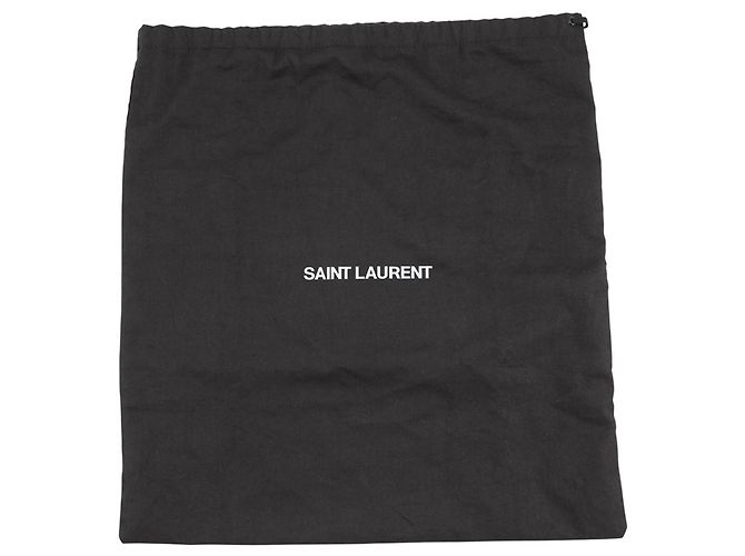 Borsa a tracolla in pelle nera Yves Saint Laurent Nero - vista 16