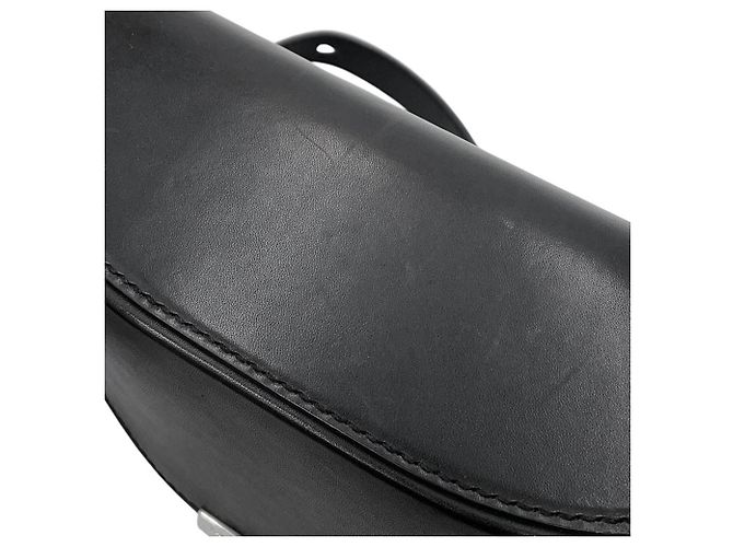 Borsa a tracolla in pelle nera Yves Saint Laurent Nero - vista 6