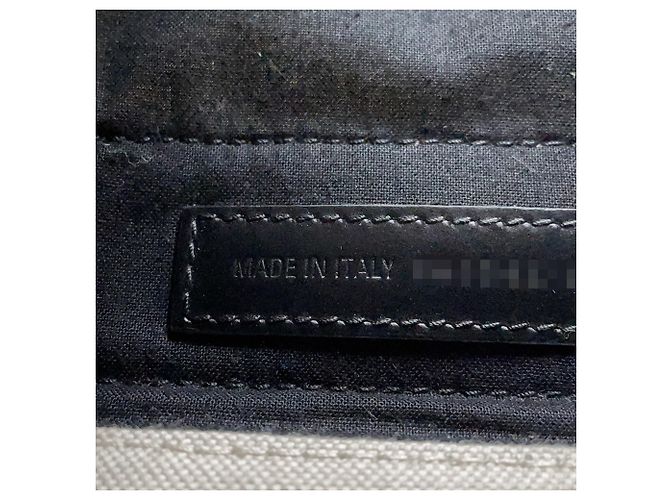 Sac cabas Balenciaga Navy Cabas XS Blanc - vue 16