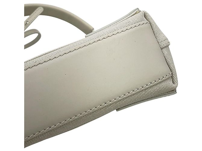 Sac cabas Balenciaga Navy Cabas XS Blanc - vue 8