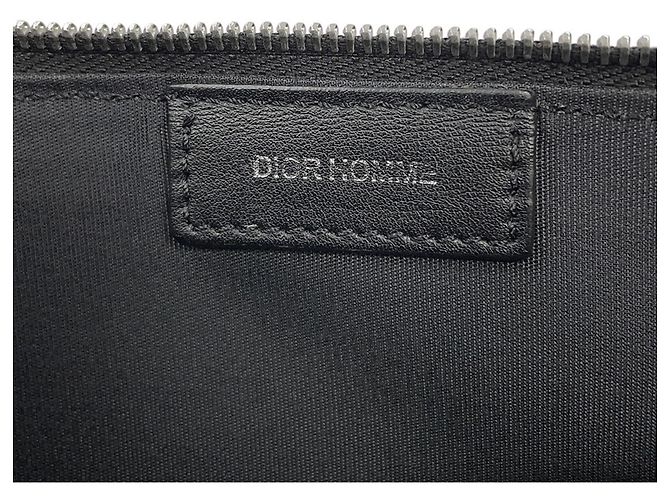Clutch Christian Dior Homme Trotter Preto Vermelho - vista 12