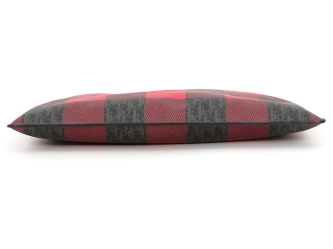 Clutch Christian Dior Homme Trotter Preto Vermelho - vista 3