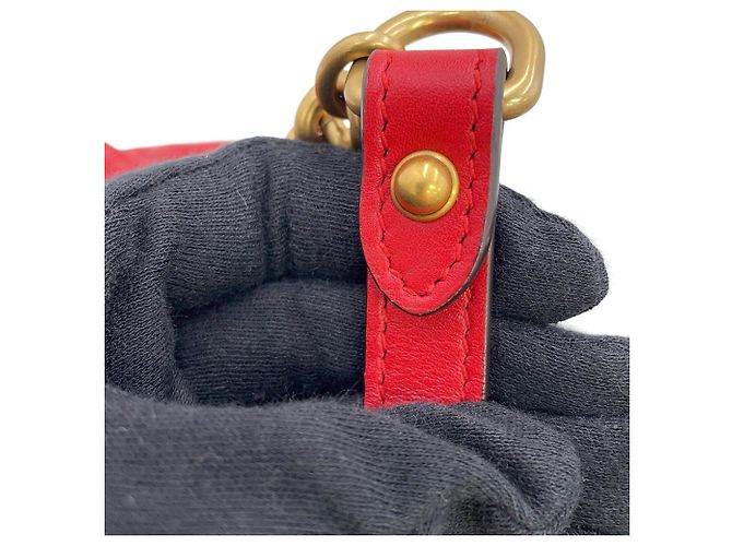 Zaino Gucci GG Marmont in pelle Rosso - vista 12