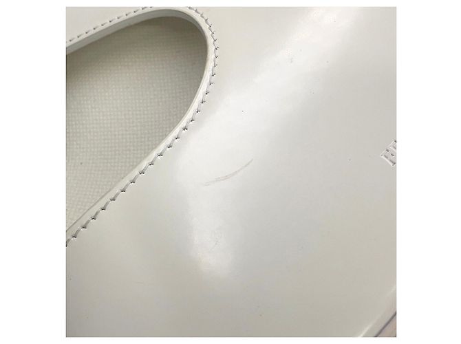Bolsa de mão pequena em lona com recortes Salvatore Ferragamo Branco - vista 6