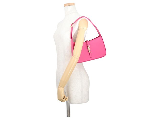 Borsa a mano rosa Yves Saint Laurent - vista 4