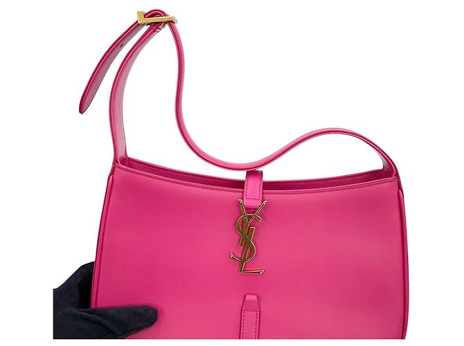 Borsa a mano rosa Yves Saint Laurent - vista 6