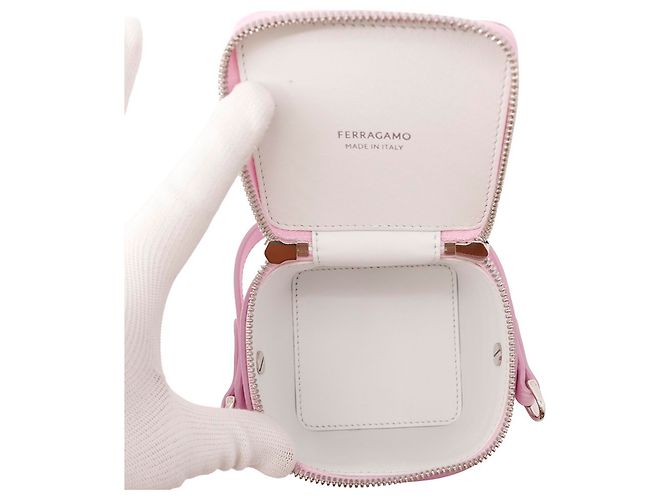Borsa Micro Tote Salvatore Ferragamo Rosa - vista 6