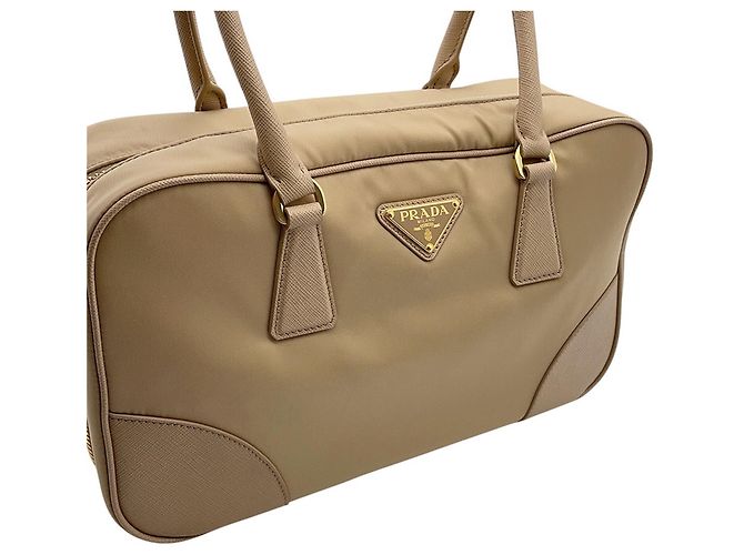 Prada Handtasche Re-Edition 1978 Beige - Ansicht 7