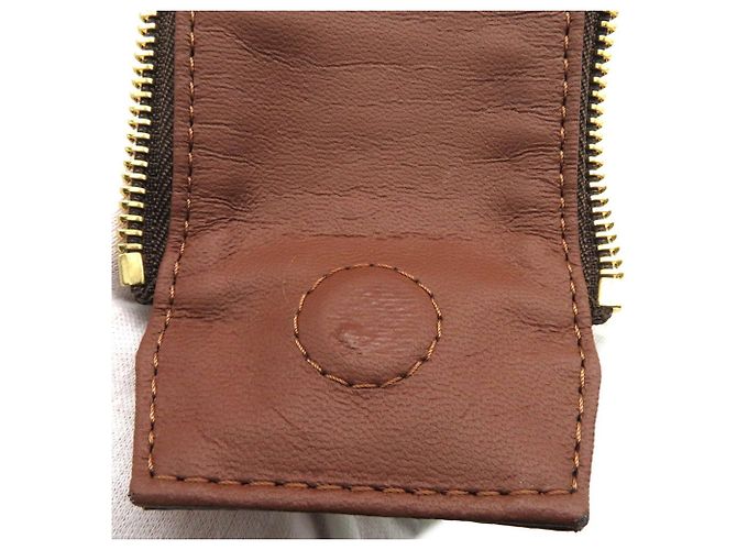 Clutch Louis Vuitton Monogram Dopp Kit Marrone Monogramma - vista 14