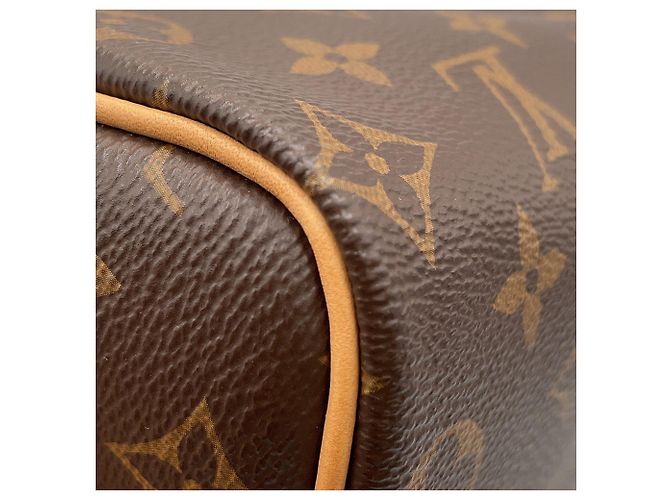 Clutch Louis Vuitton Monogram Dopp Kit Marrone Monogramma - vista 7