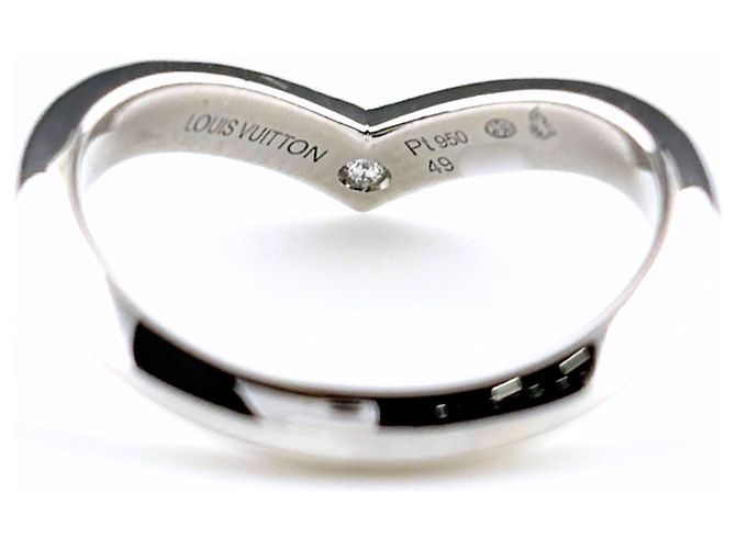 Louis Vuitton Diamond Ring V in Platin Silber - Ansicht 4