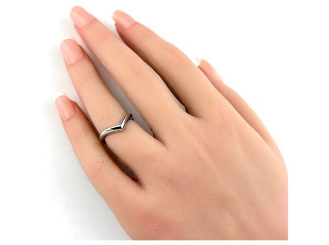 Louis Vuitton Diamond Ring V in Platin Silber - Ansicht 5