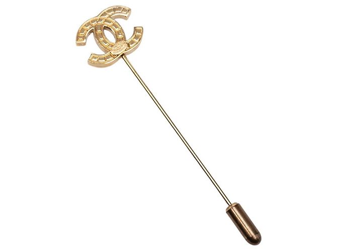 Timeless Spilla a forma di alfiliere Chanel Coco Mark D'oro - vista 2