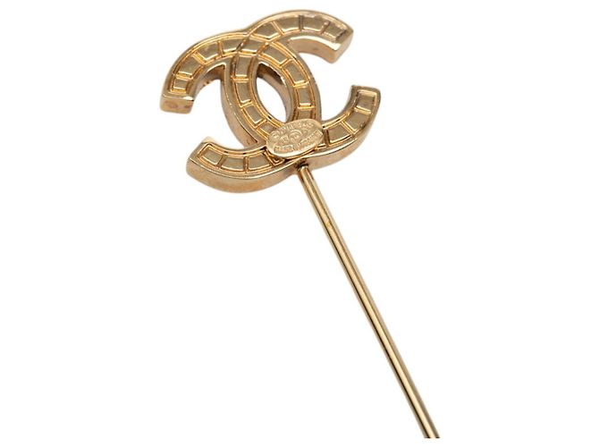 Timeless Spilla a forma di alfiliere Chanel Coco Mark D'oro - vista 3