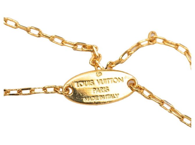 Collana con pendente a cuore placcato oro Louis Vuitton D'oro - vista 6